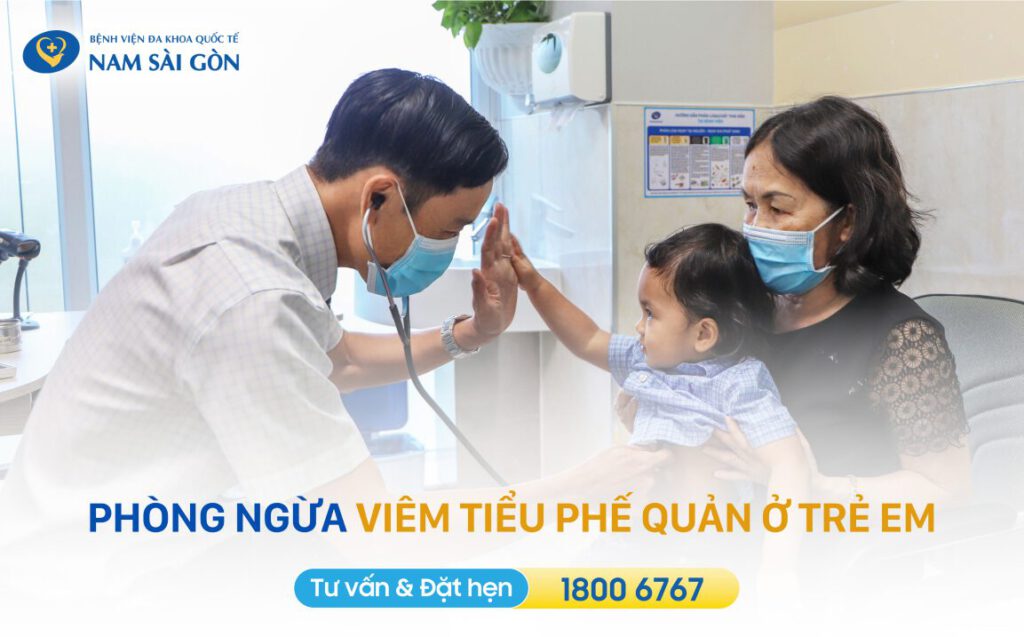 Phòng ngừa viêm tiểu phế quản ở trẻ em