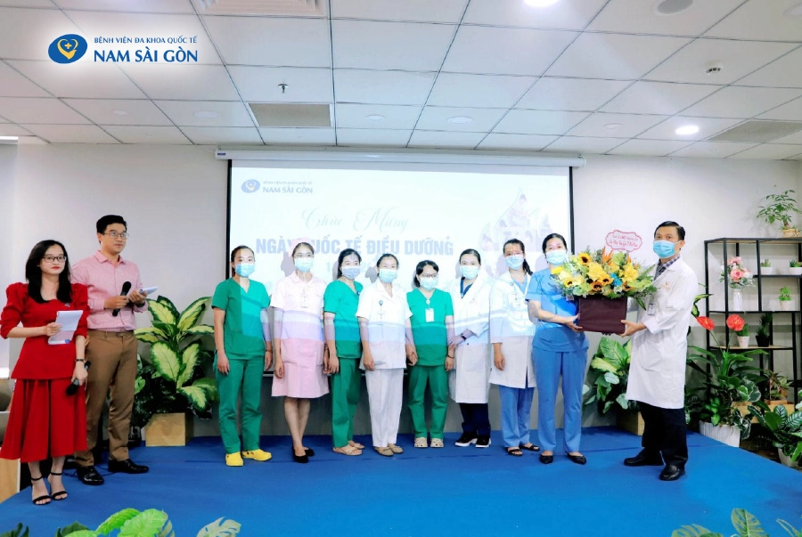 BỆNH VIỆN ĐA KHOA QUỐC TẾ NAM SÀI GÒN: HƯỞNG ỨNG NGÀY QUỐC TẾ ĐIỀU DƯỠNG 12/05/2022