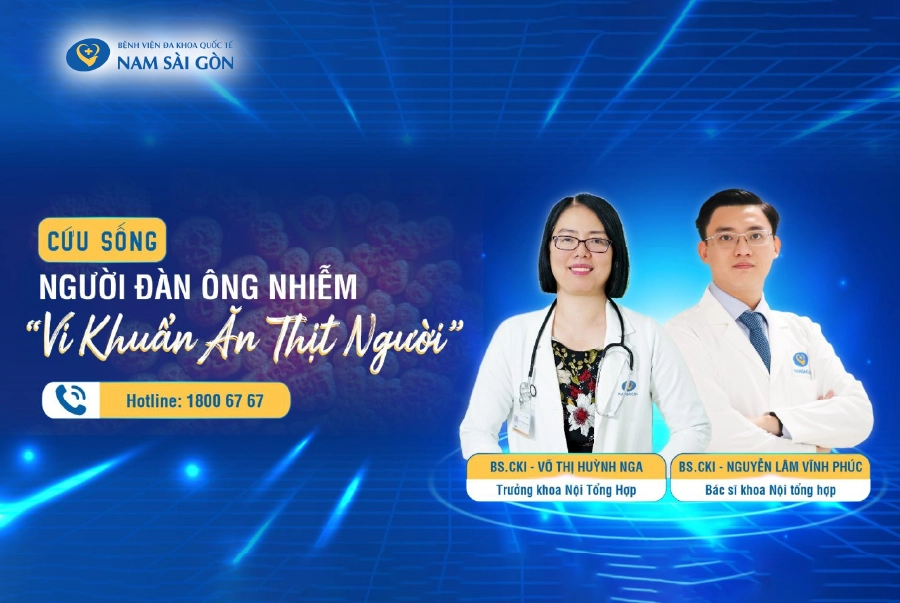 CỨU SỐNG NGƯỜI ĐÀN ÔNG NHIỄM “VI KHUẨN ĂN THỊT NGƯỜI”