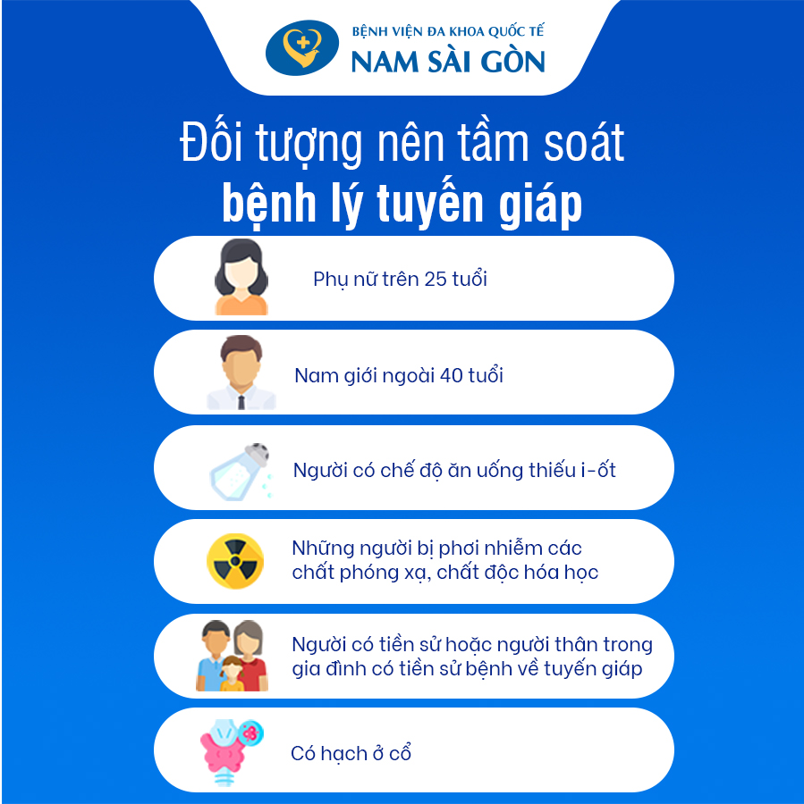 dấu hiệu bệnh cường giáp Đối Tượng Nên Tầm Soát Bệnh Lý Tuyến Giáp