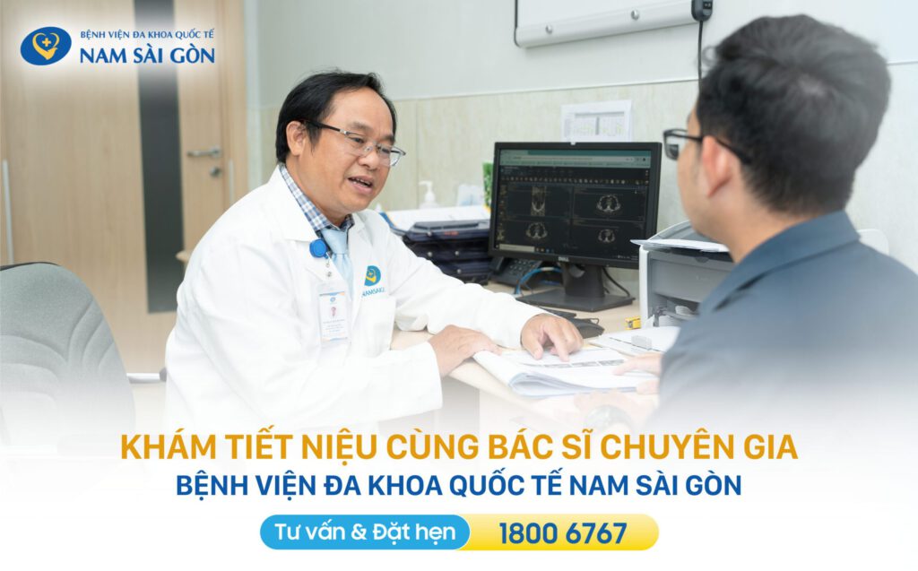 khám tiết niệu uy tín tại Bệnh viện Đa khoa Quốc tế Nam Sài Gòn