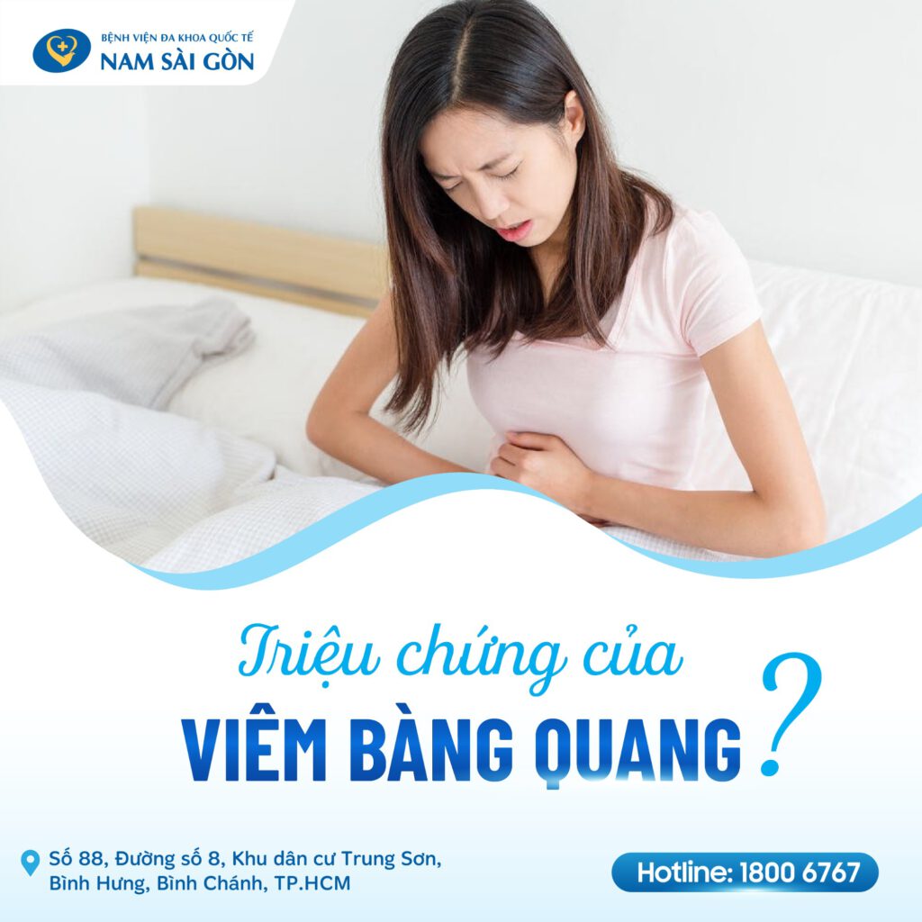 viêm bàng quang cấp triệu chứng của viêm bàng quang cấp tính