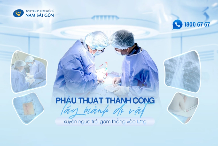 វះកាត់ជោគជ័យដកវត្ថុចម្លែកចេញពីទ្រូងឆ្វេងចាក់ចូលទៅខ្នង