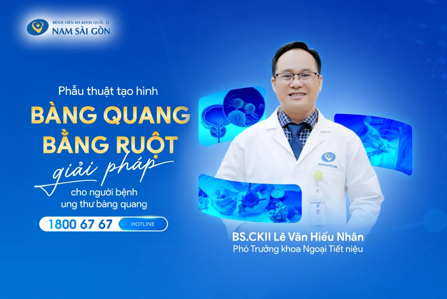 PHẪU THUẬT TẠO HÌNH BÀNG QUANG BẰNG RUỘT NON: NÂNG CAO CHẤT LƯỢNG SỐNG CHO NGƯỜI BỆNH UNG THƯ BÀNG QUANG