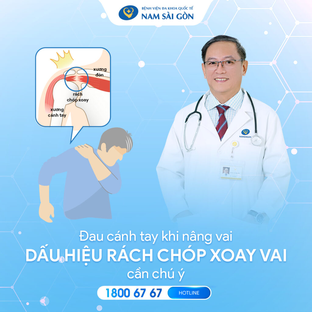rách cơ vai rách chóp xoay vai