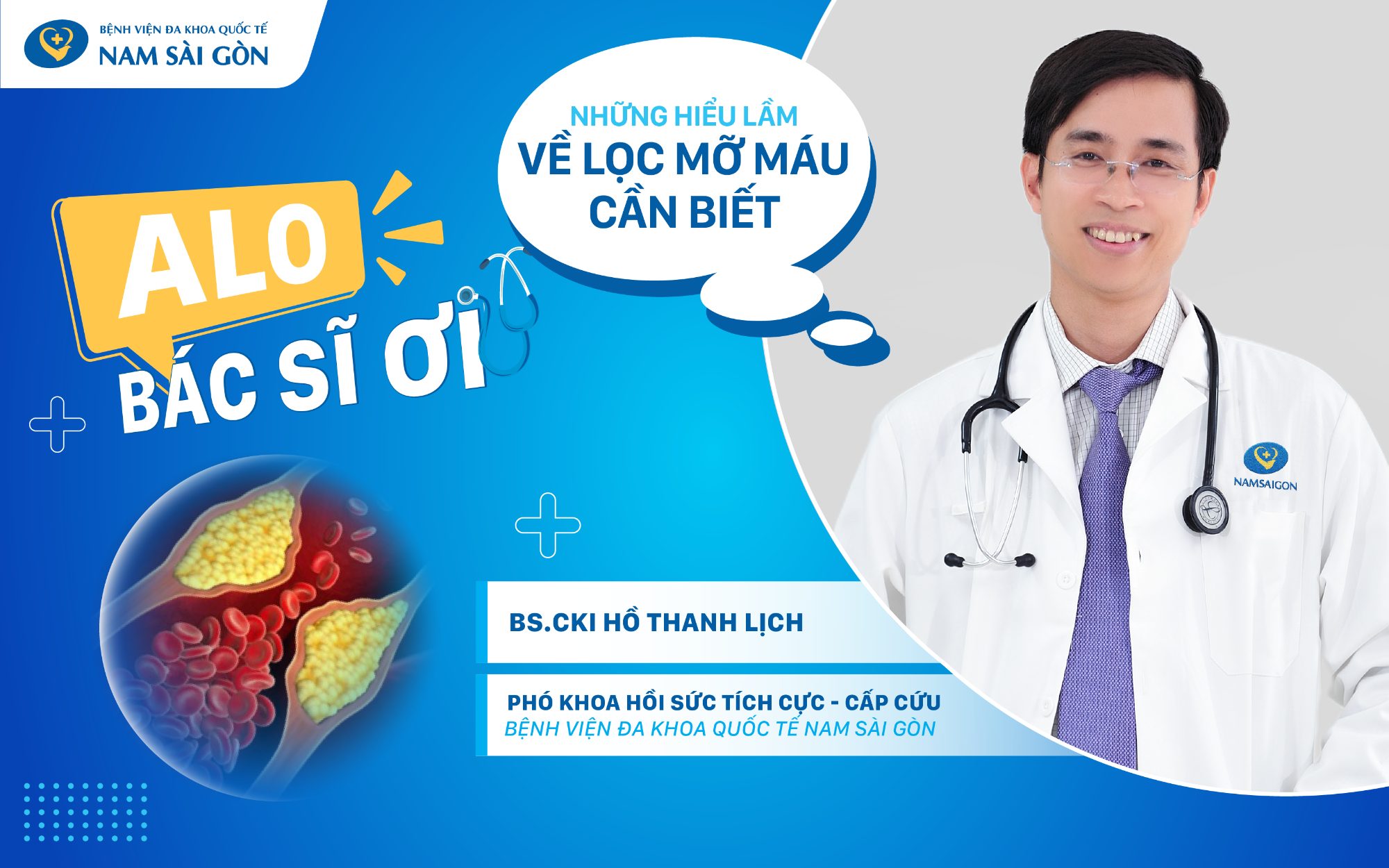 ALO BÁC SĨ – NHỮNG HIỂU LẦM VỀ LỌC MỠ MÁU