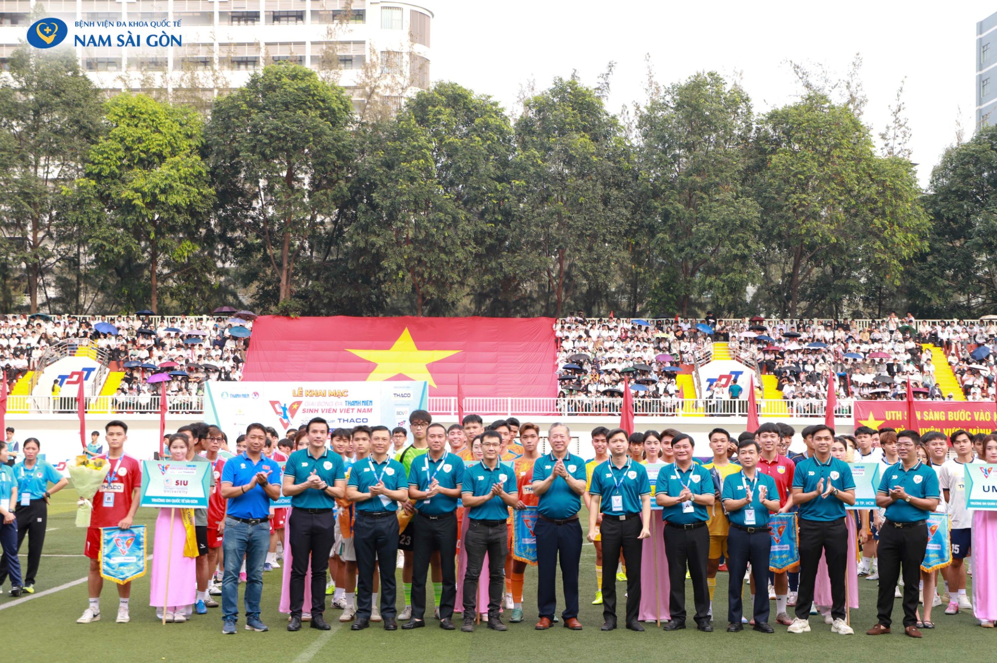 BỆNH VIỆN ĐA KHOA QUỐC TẾ NAM SÀI GÒN ĐỒNG HÀNH CÙNG GIẢI BÓNG ĐÁ THANH NIÊN SINH VIÊN VIỆT NAM LẦN III – 2025