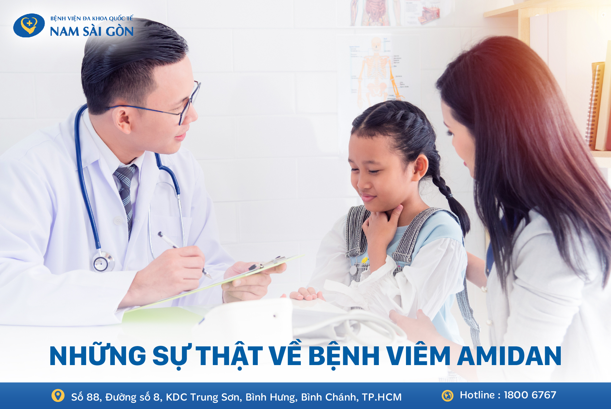 VIÊM AMIDAN – NGUYÊN NHÂN, TRIỆU CHỨNG, CHẨN ĐOÁN VÀ ĐIỀU TRỊ