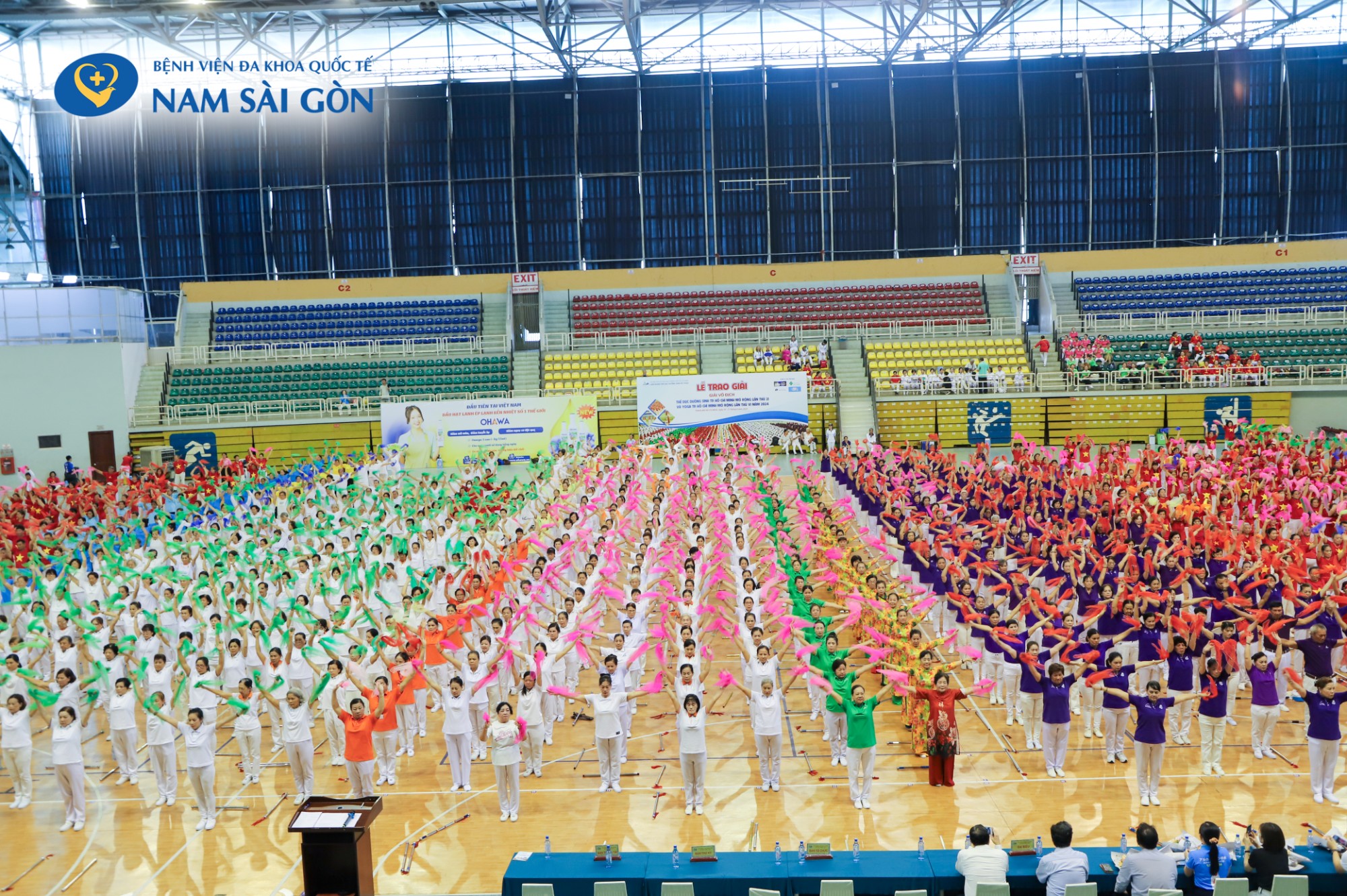 CHĂM SÓC SỨC KHỎE CHO CÁC VẬN ĐỘNG VIÊN TẠI GIẢI VÔ ĐỊCH THỂ DỤC DƯỠNG SINH VÀ YOGA TP.HCM 2024