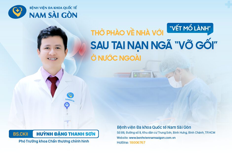 RETURNED HOME TO HEAL AFTER A KNEE FRACTURE ACCIDENT ABROAD