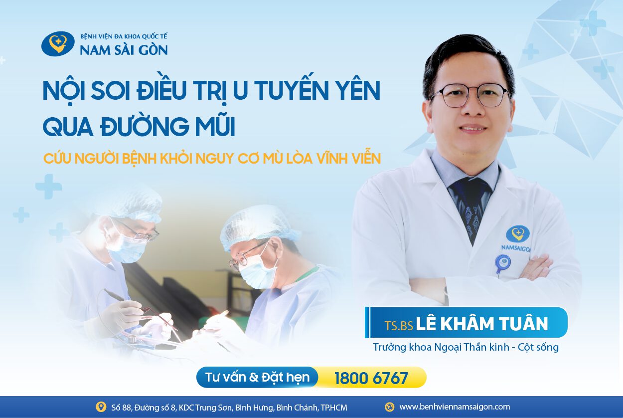 NGƯỜI ĐÀN ÔNG XUÝT MÙ MẮT… VÌ KHỐI U NÃO TIẾN TRIỂN ÂM THẦM