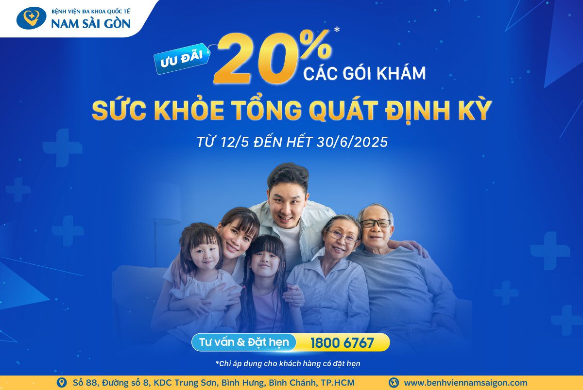 ƯU ĐÃI ĐẾN 20% GÓI KHÁM SỨC KHỎE TỔNG QUÁT – ĐỪNG BỎ LỠ!