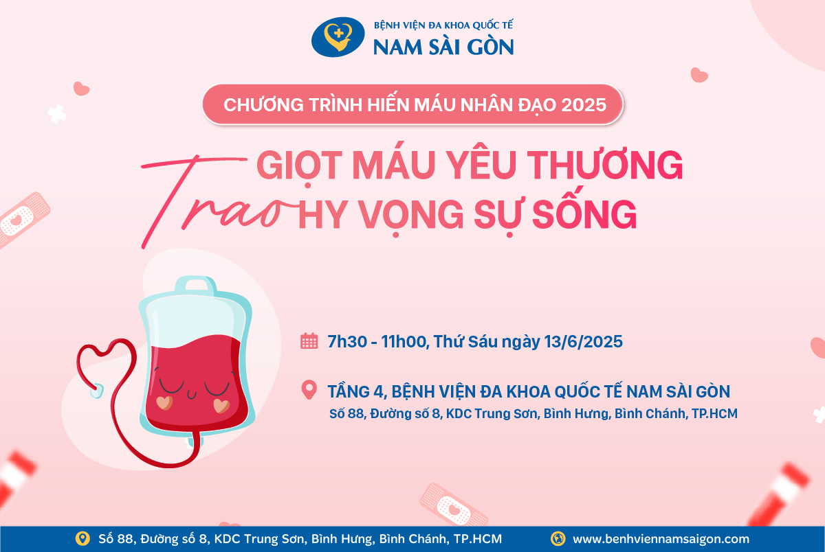 ĐĂNG KÝ THAM GIA CHƯƠNG TRÌNH HIẾN MÁU NHÂN ĐẠO – NGÀY 13/6/2025