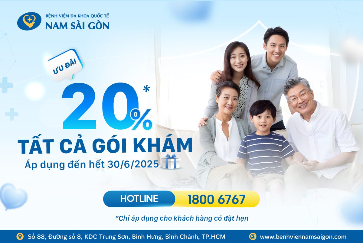 CHỦ ĐỘNG TẦM SOÁT SỨC KHỎE TOÀN DIỆN VỚI ƯU ĐÃI LỚN CHƯA TỪNG CÓ!