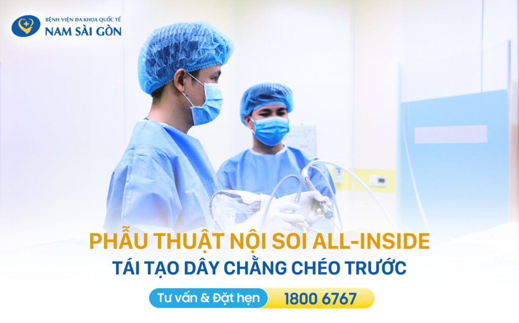 Phẫu thuật nội soi tái tạo dây chằng
