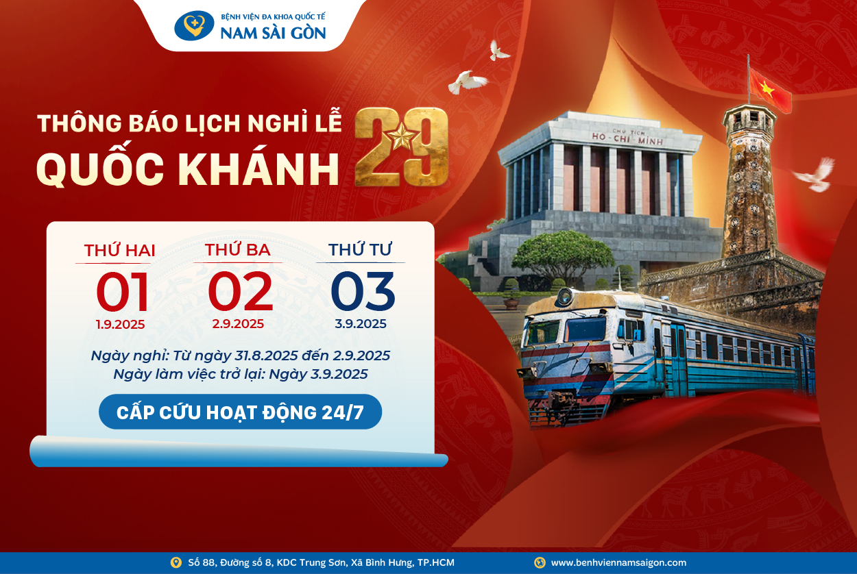 THÔNG BÁO LỊCH NGHỈ LỄ QUỐC KHÁNH 02/9/2025
