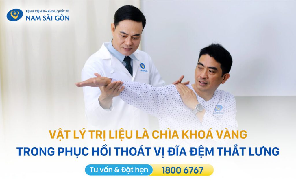 Vật lý trị liệu thoát vị đĩa đệm cột sống thắt lưng