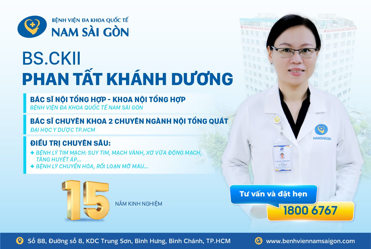 BẢO VỆ SỨC KHỎE TIM MẠCH CÙNG BS.CKII PHAN TẤT KHÁNH DƯƠNG