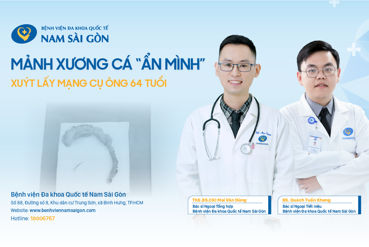 MẢNH XƯƠNG CÁ “ẨN MÌNH” SUÝT LẤY MẠNG  CỤ ÔNG 64 TUỔI