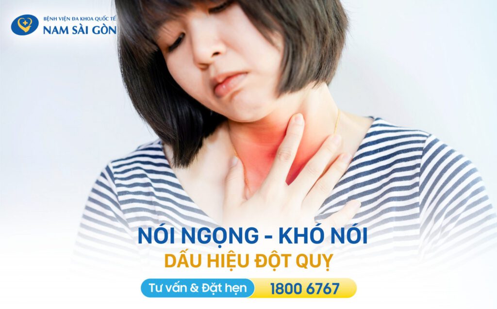nói ngọng là dấu hiệu tai biến mạch máu não